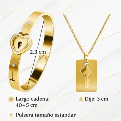 DUO DEL AMOR: COLLAR + PULSERA