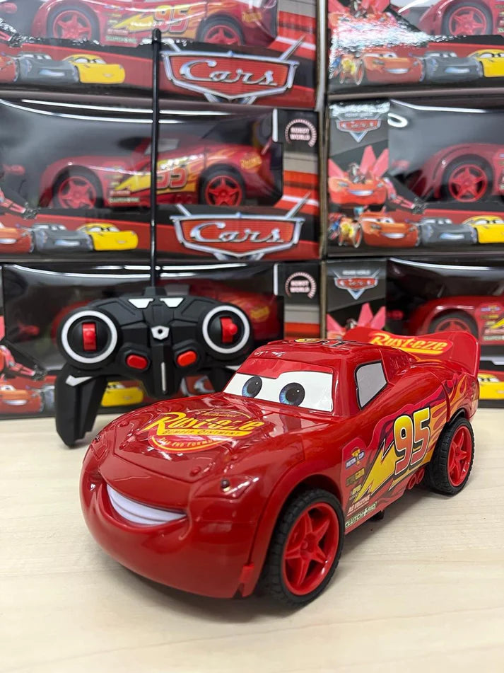 TRANSFORMER RAYO MCQUEEN + CONTROL REMOTO 🚗🎮