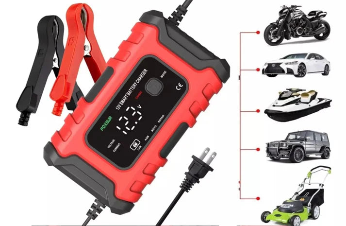 CARGADOR INTELIGENTE BATERIA MOTO Y CARRO - 12 V