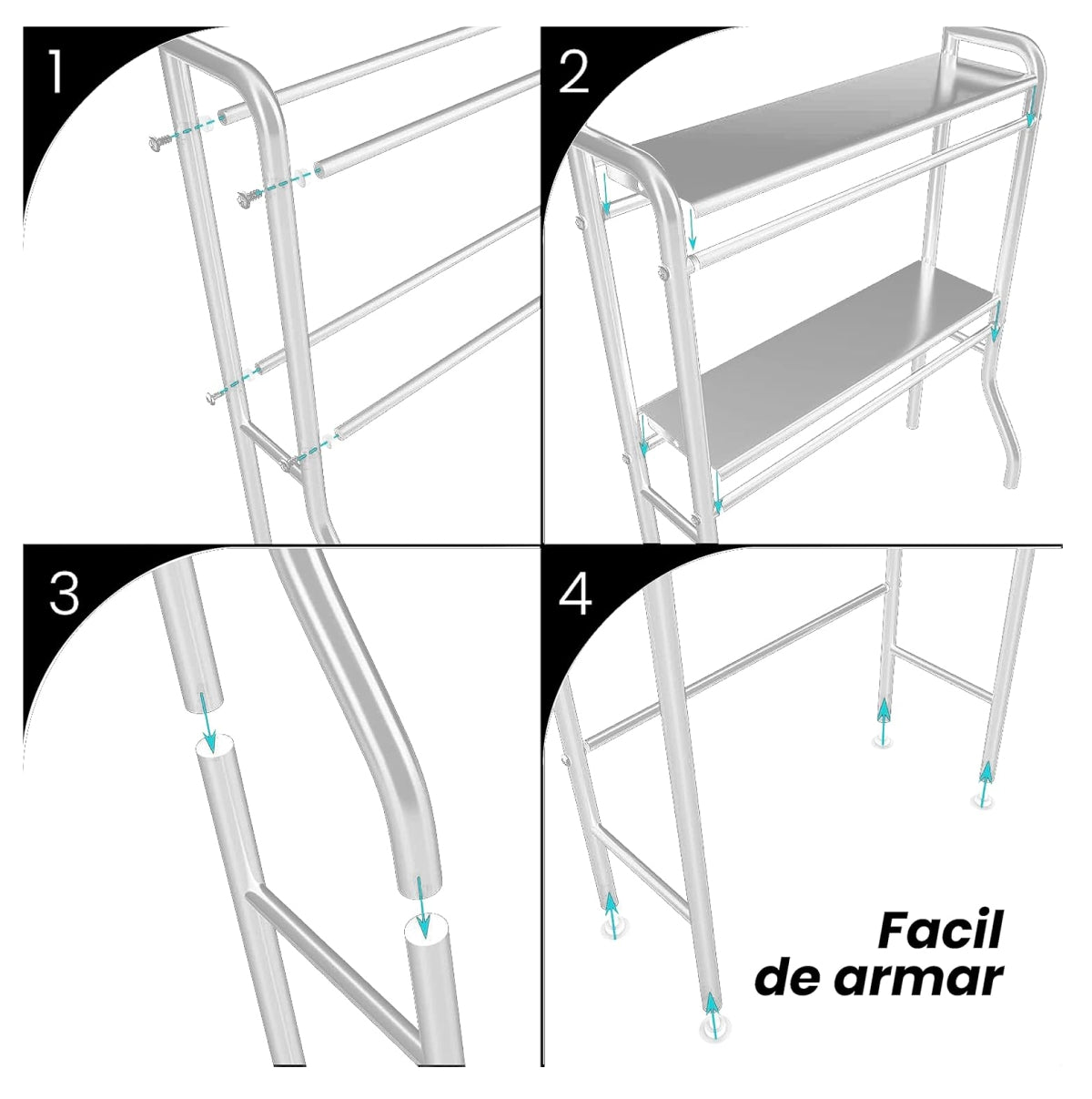 OFERTA DEL MES: ESTANTE ORGANIZADOR DE BAÑO POR 3 NIVELES