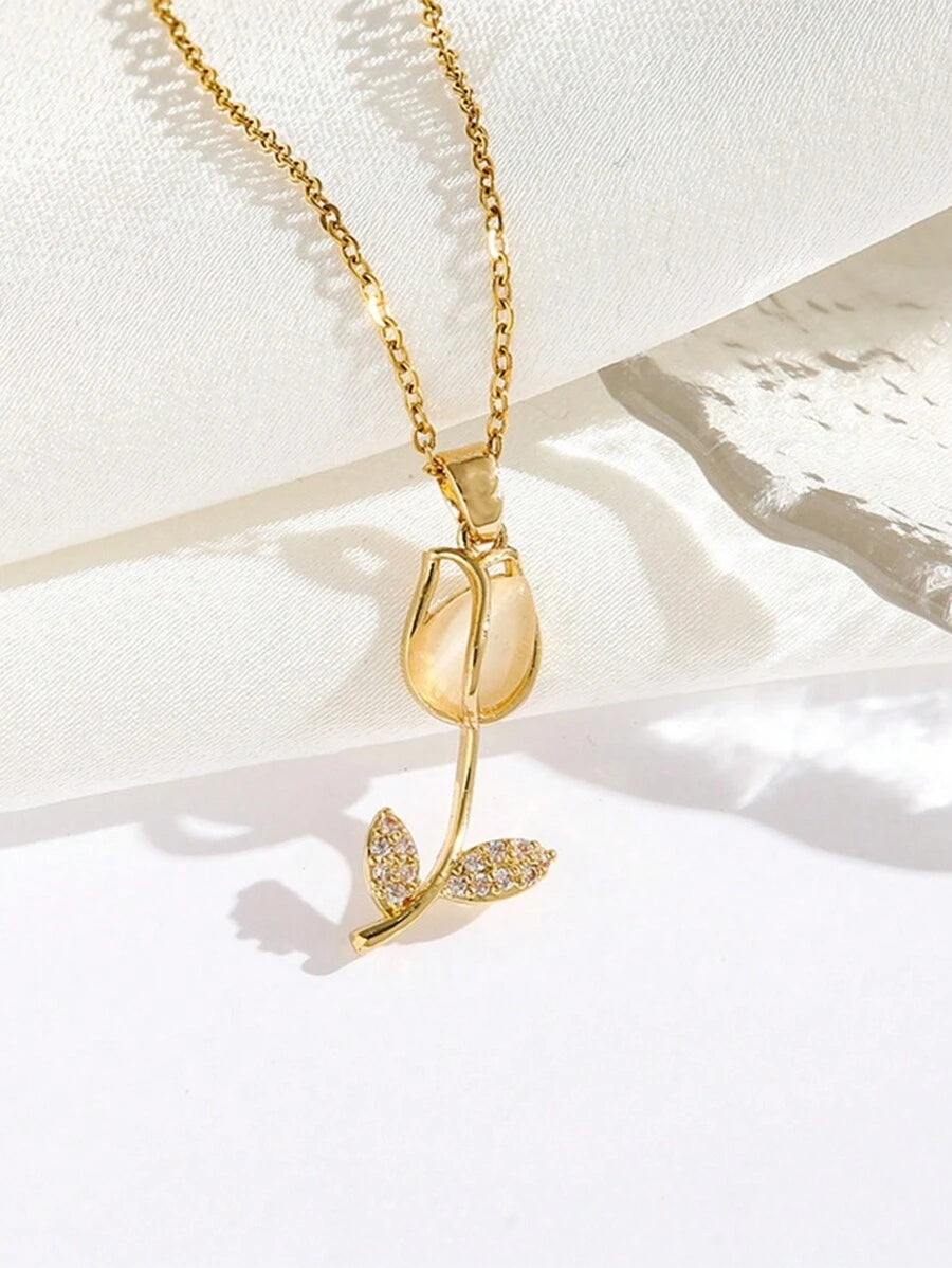 COLLAR TULIPÁN + CAJA DE REGALO + ENVIO GRATIS 🌷