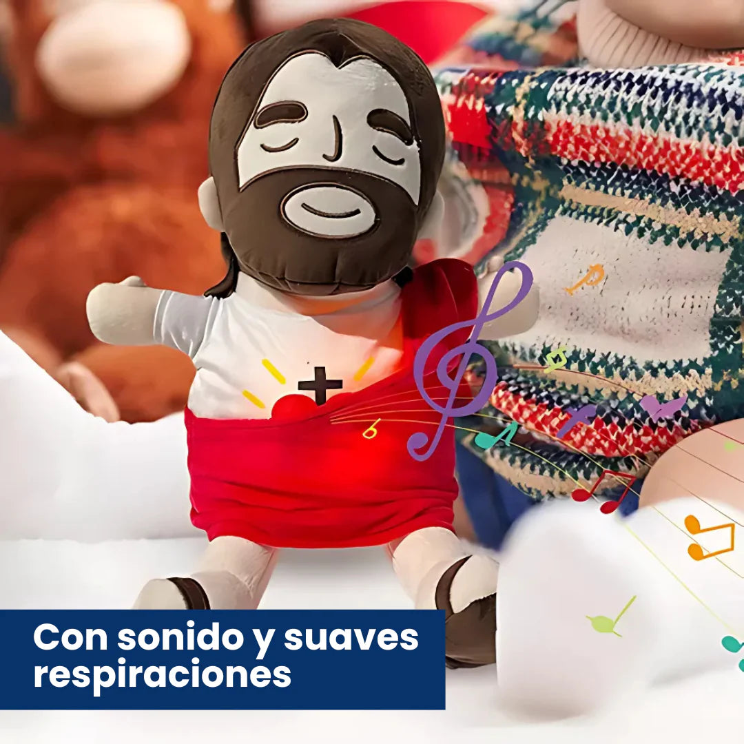 EXCLUSIVO: PELUCHE DE JESÚS DE LUJO QUE RESPIRA ♥️
