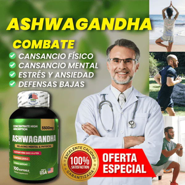 ASHWAGANDHA: Energía para tu cuerpo y mente 🧠