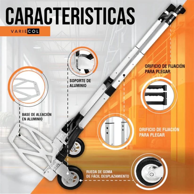 CARRO PLEGABLE CARGA PORTATIL