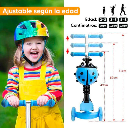 SUPER PATINETA SCOOTER 5 EN 1 PARA NIÑOS 🛹⛸️
