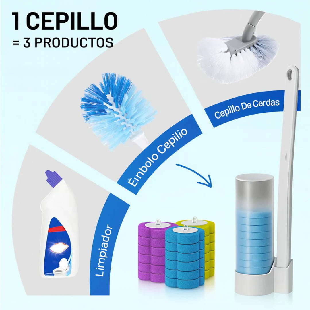 CEPILLO LIMPIADOR - CLEANWAVE 🧽🧹🫧
