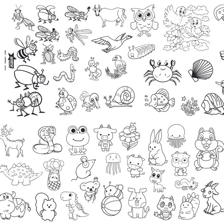 ROLLO DE PAPEL PARA COLOREAR - 3 MTS