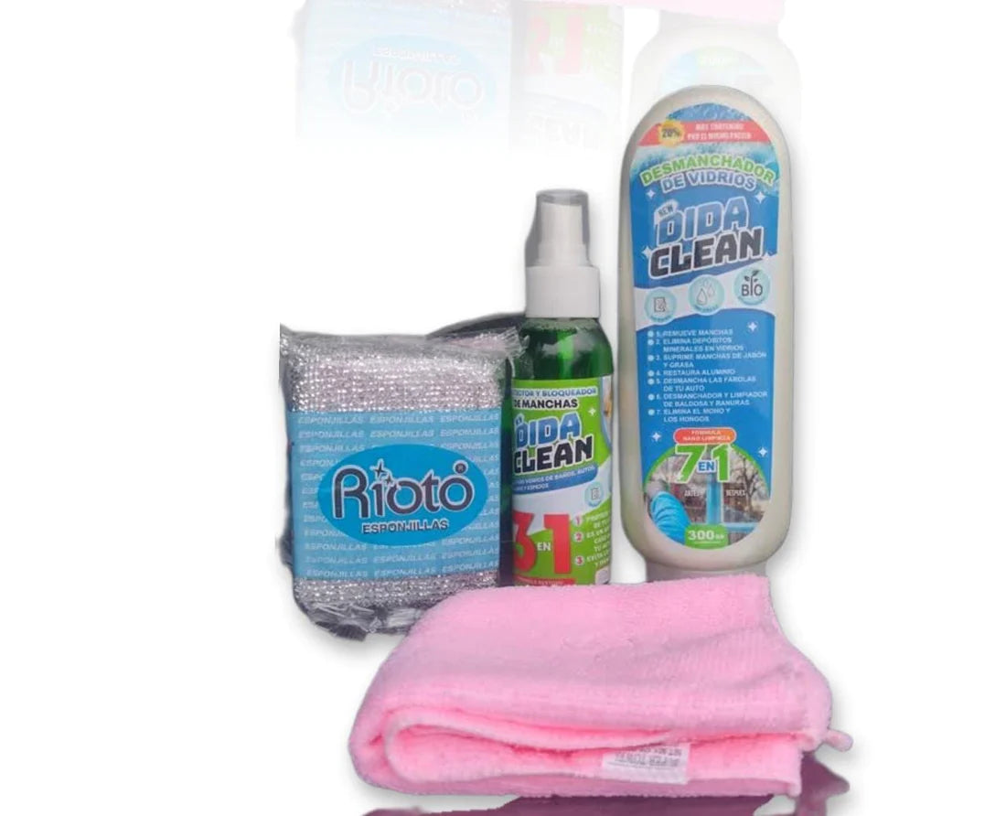 LIMPIA VIDRIOS MÁGICO DESMANCHADOR + OBSEQUIOS 🎁