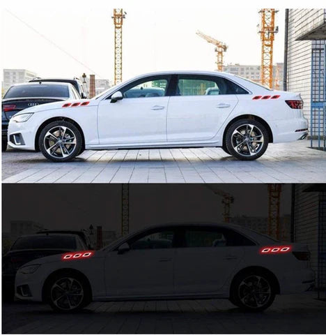 ADHESIVO REFLECTIVO PARA CARROS - PROTECCIÓN Y ESTILO (SET X6)