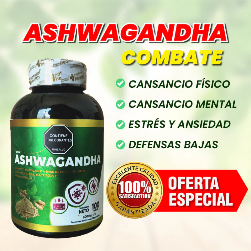 ASHWAGANDHA: Energía para tu cuerpo y mente 🧠