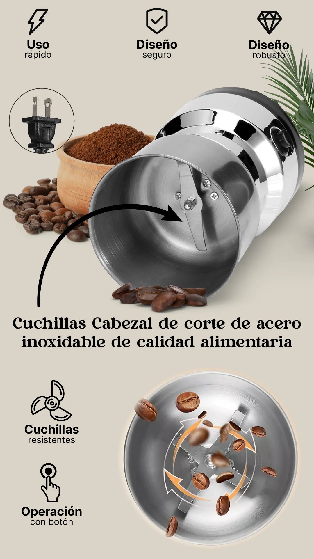 MOLINO ELÉCTRICO MULTIFUNCIONAL + DESCUENTOS SORPRESA 🤑