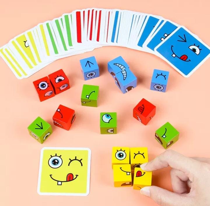 CUBO MONTESSORI DE EMOCIONES