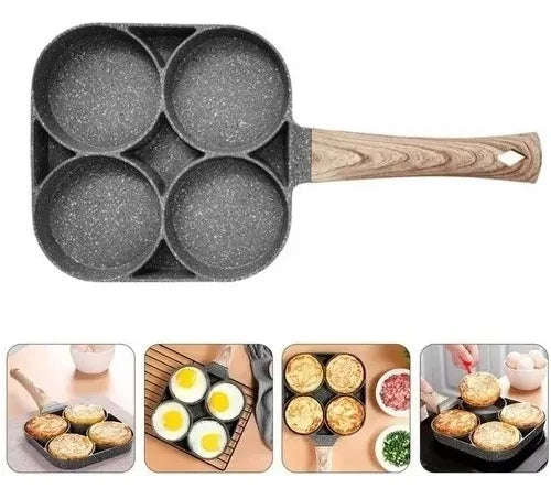 SARTEN ANTIADHERENTE 4 PUESTOS