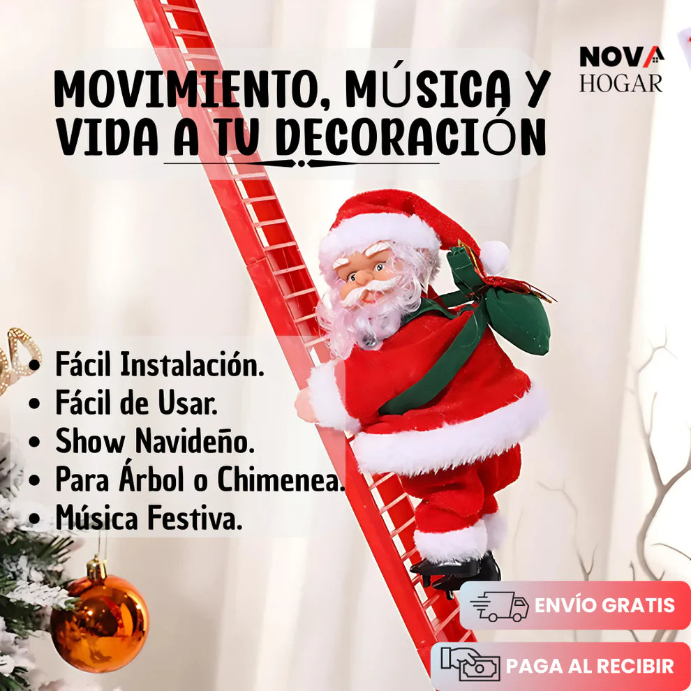 SANTA MAGIC: PAPÁ NOEL SUBE Y BAJA 🪜 - MÚSICA Y LUCES