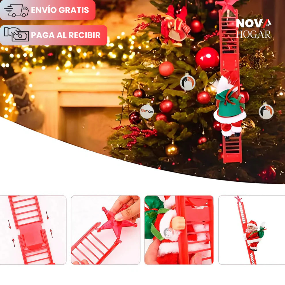 SANTA MAGIC: PAPÁ NOEL SUBE Y BAJA 🪜 - MÚSICA Y LUCES