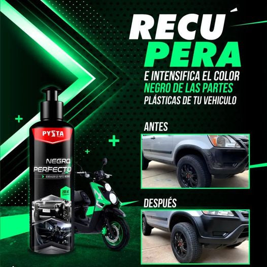 RESTAURADOR PARTES NEGRAS CON NANOTECNOLOGÍA + OFERTA 2x1 😲👌