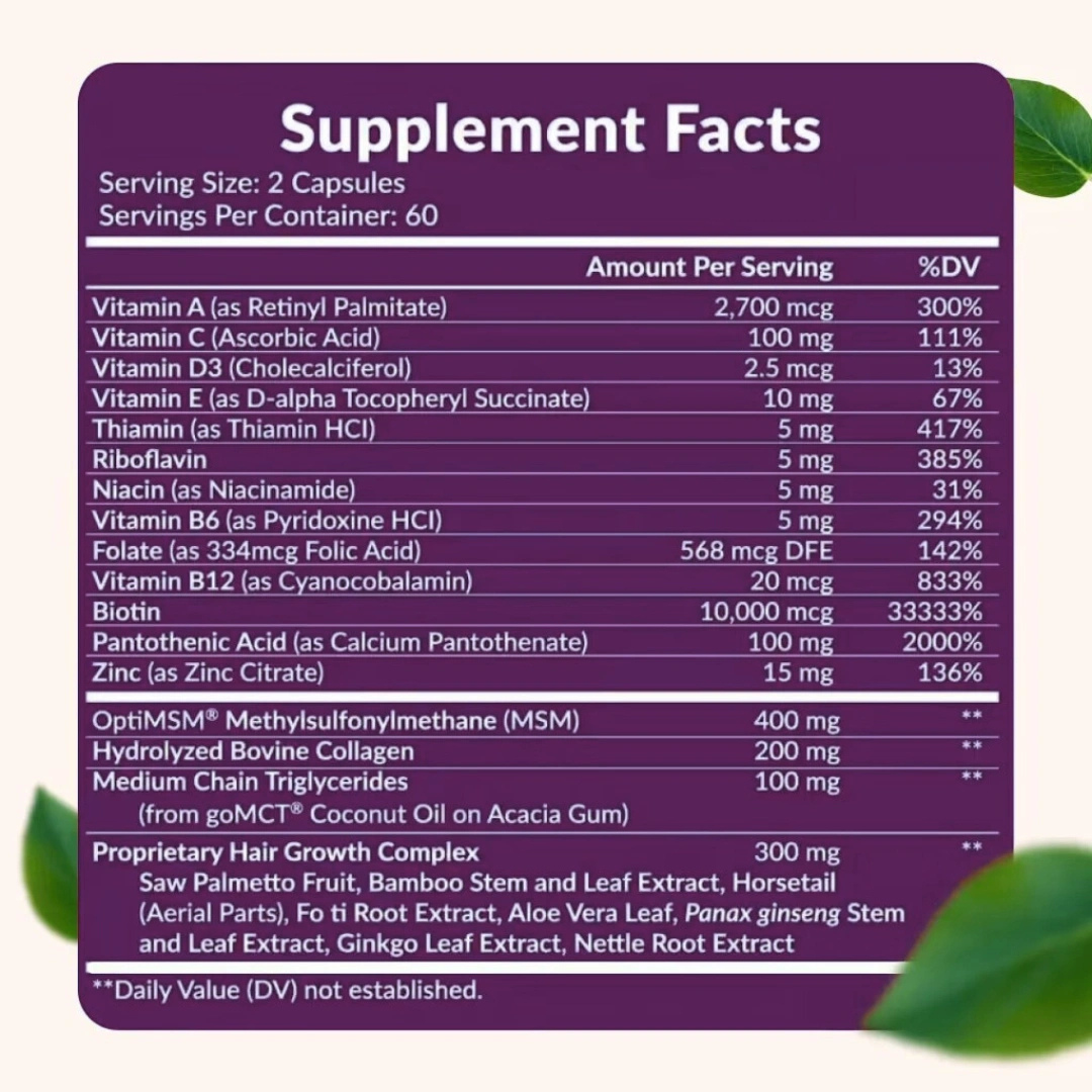 VITAMINAS PARA EL CABELLO | HAIR GROWTH ADVANCE 💅