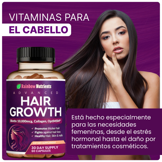 VITAMINAS PARA EL CABELLO | HAIR GROWTH ADVANCE 💅