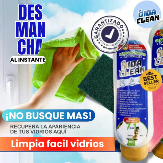 LIMPIA VIDRIOS MÁGICO DESMANCHADOR + OBSEQUIOS 🎁