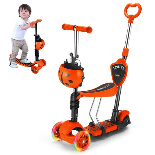 SUPER PATINETA SCOOTER 5 EN 1 PARA NIÑOS 🛹⛸️