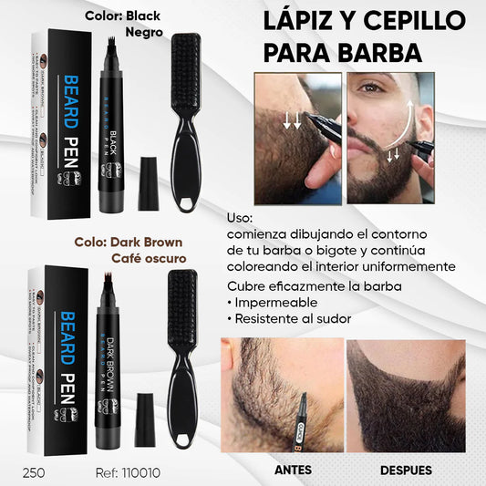 LÁPIZ DE BARBA Y CEJAS