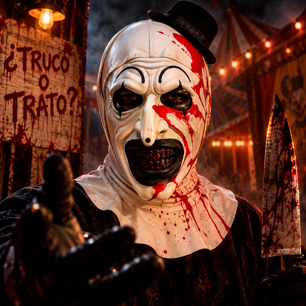 Máscara Art The Clown Terrifier Látex 👻🎃
