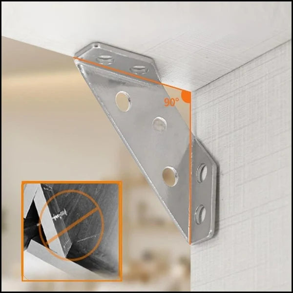 SteelFirme - CONECTOR DE ESQUINA UNIVERSAL X10 UNIDADES