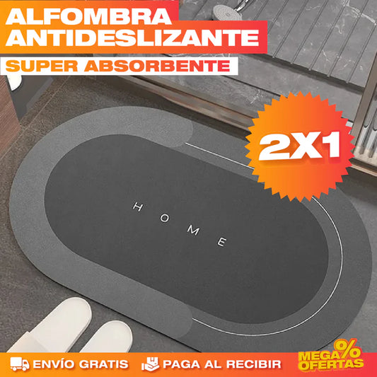 PROMO 2X1 🤑 ALFOMBRA DE BAÑO Y COCINA ANTIDESLIZANTE ABSORBENTE 🚿