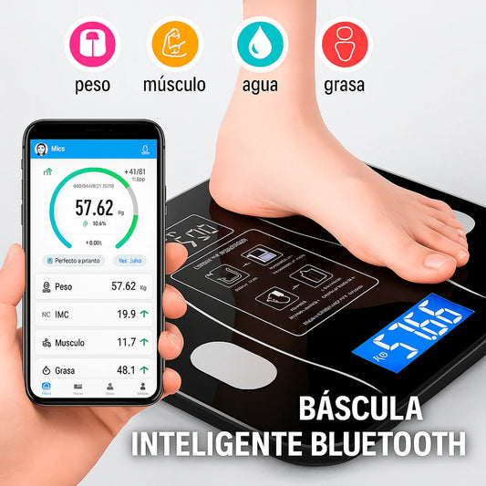 BASCULA INTELIGENTE CON APP INCLUIDA