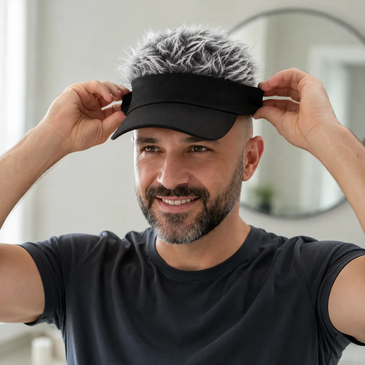 Gorra con cabello| CubreCalvicie 👩‍🦲