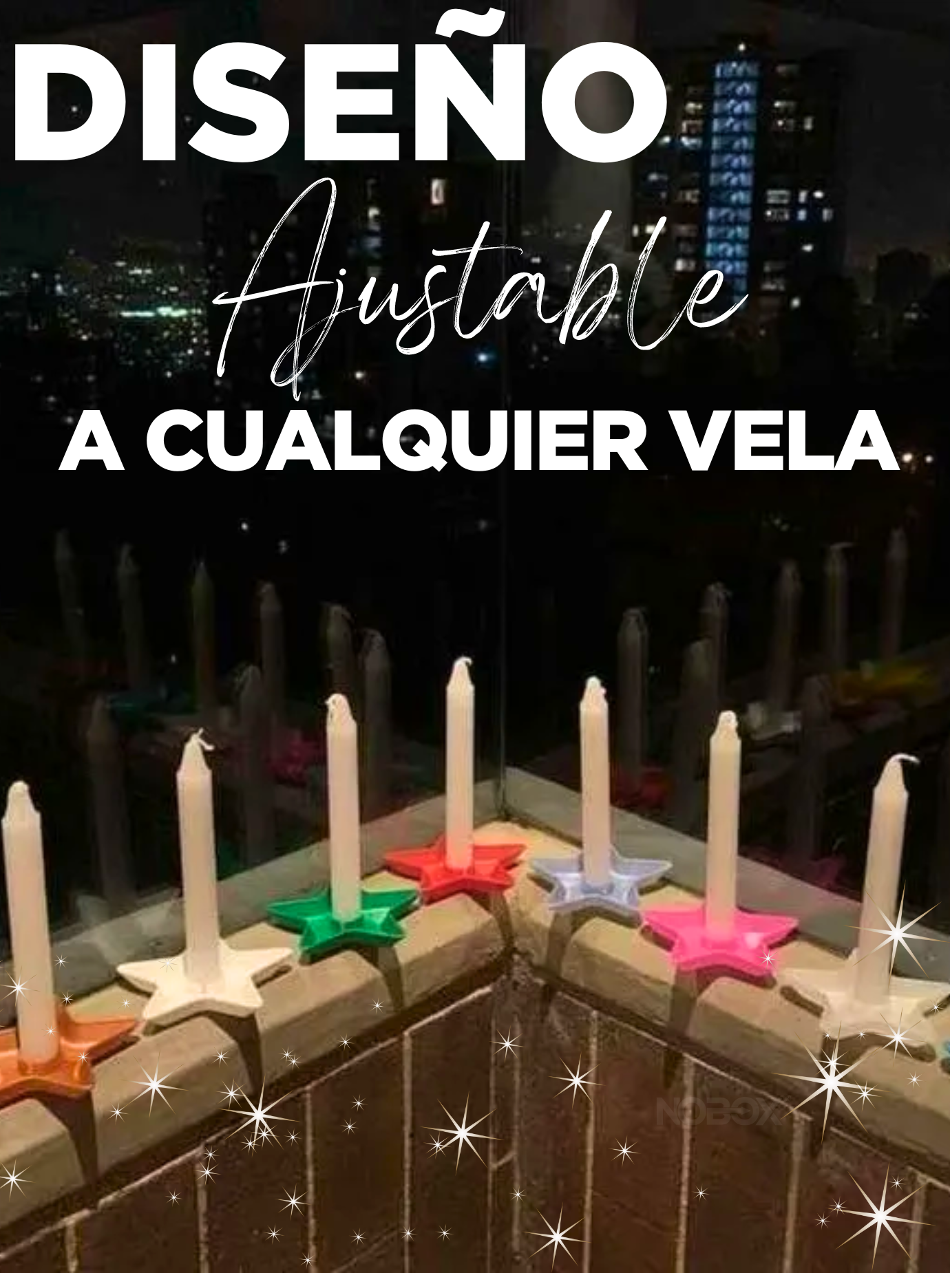 ⭐ KIT DIA DE VELITAS: PORTAVELAS 🕯️ + REGALOS NAVIDEÑOS 🎄🎅