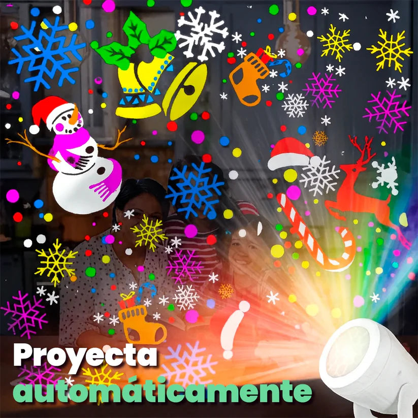 PROYECTOR FIGURAS NAVIDEÑAS - DEJA ATRÁS EL ENREDO CON LAS LUCES 🎄