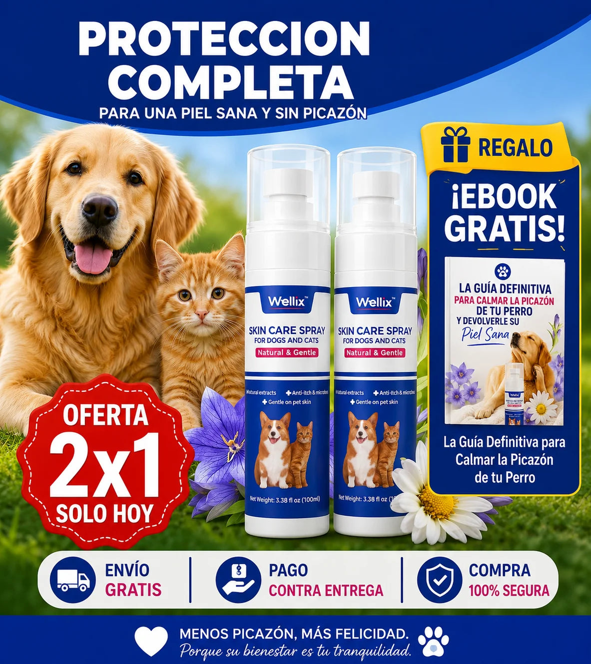 Spray Calmante Para Mascotas - Paga 1 Lleva 2 🐕