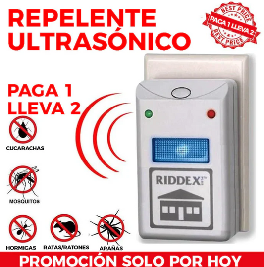 REPELENTE ELÉCTRICO PARA PLAGAS - PROMO 2x1 🔥🤑