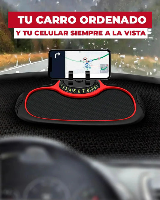 ORGANIZADOR CARRO + SOPORTE CELULAR 🤳📱