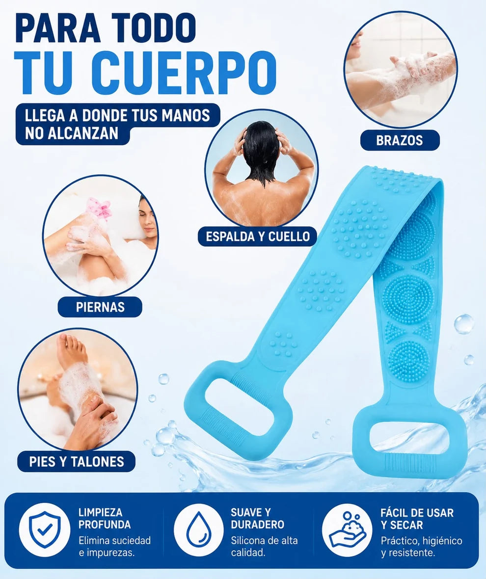 BANDA EXFOLIANTE MULTIFUNCIONAL 🛀🫧