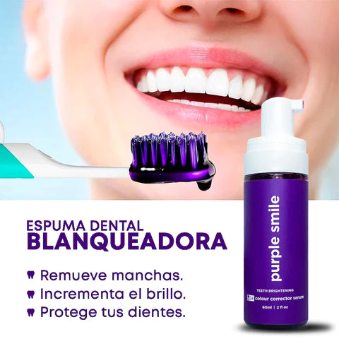 CREMA DENTAL MORADA BLANQUEADORA