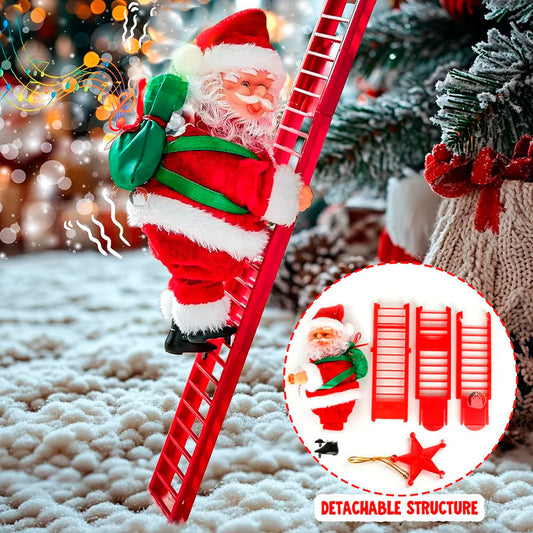 SANTA MAGIC: PAPÁ NOEL SUBE Y BAJA 🪜 - MÚSICA Y LUCES